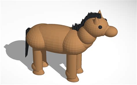 horse tinkercad